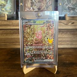 Mew ex SIR 152/128 — Pokémon 30th Celebration — $210