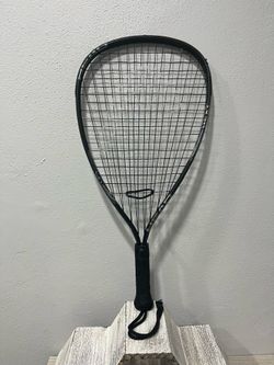 HEAD CPS Crystal Power System Racquetball Racquet Black Silver Racket Wrist Cord