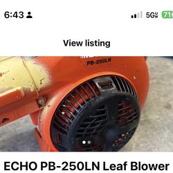 Echo leaf blower works great