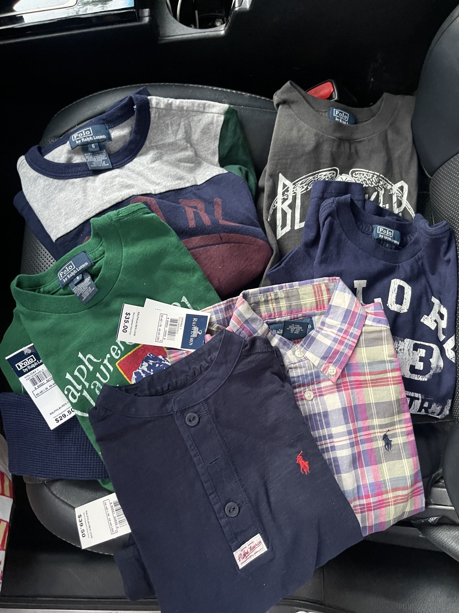 New Tags LOT of Polo Ralph Lauren Boys Shirts Size 6