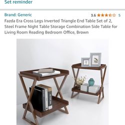 End Tables New In Box 