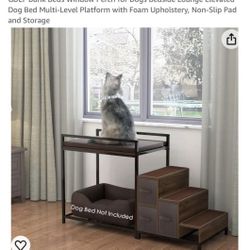 DOG Bunk Bed With Stairs 