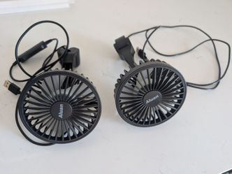 Car cooling fans