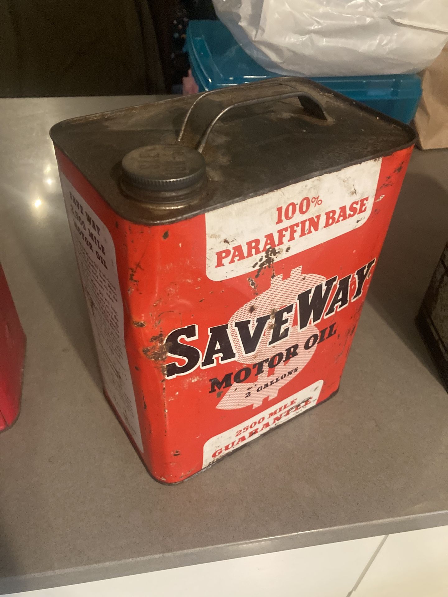 Vintage Motor Oil Can