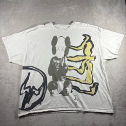 Cactus Jack By Travis Scott x Kaws For Fragment Men’s 2XL White Vintage Wash#10A