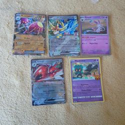 Pokemon 5 Cards Bundle Near Mint 