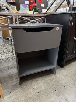 Gray Nightstand