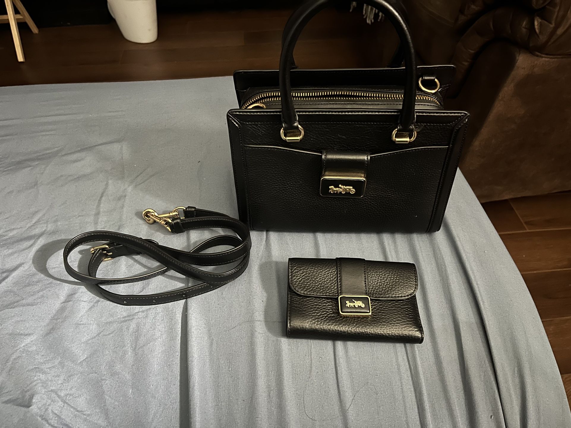 Coach Purse & Wallet Set