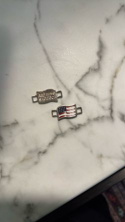American Flag Shoelace Charms 