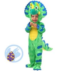 Triceratops Animal Baby Halloween Costume Bodysuit 