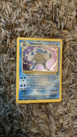Original 1999 Holographic Poliwrath