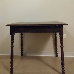 Antique Wood Table – $30 (Cash Only, Pickup in Old Town)