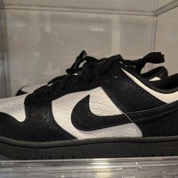 Custom Black And White Dunks