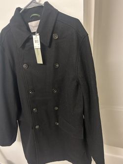 NWT Hudson Black Wool Blend Coat – Size XL – Retail $448