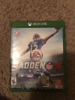 Madden 16 Xbox one