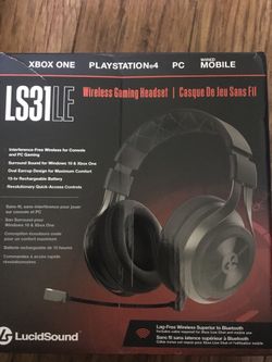 Wireless gaming headset works for Xbox one playstation 4 PC and wired mobile