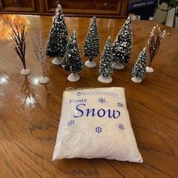 Winter Landscape Set (10 Piece Set) Hawthorne Village 2001 - Thomas Kinkade 