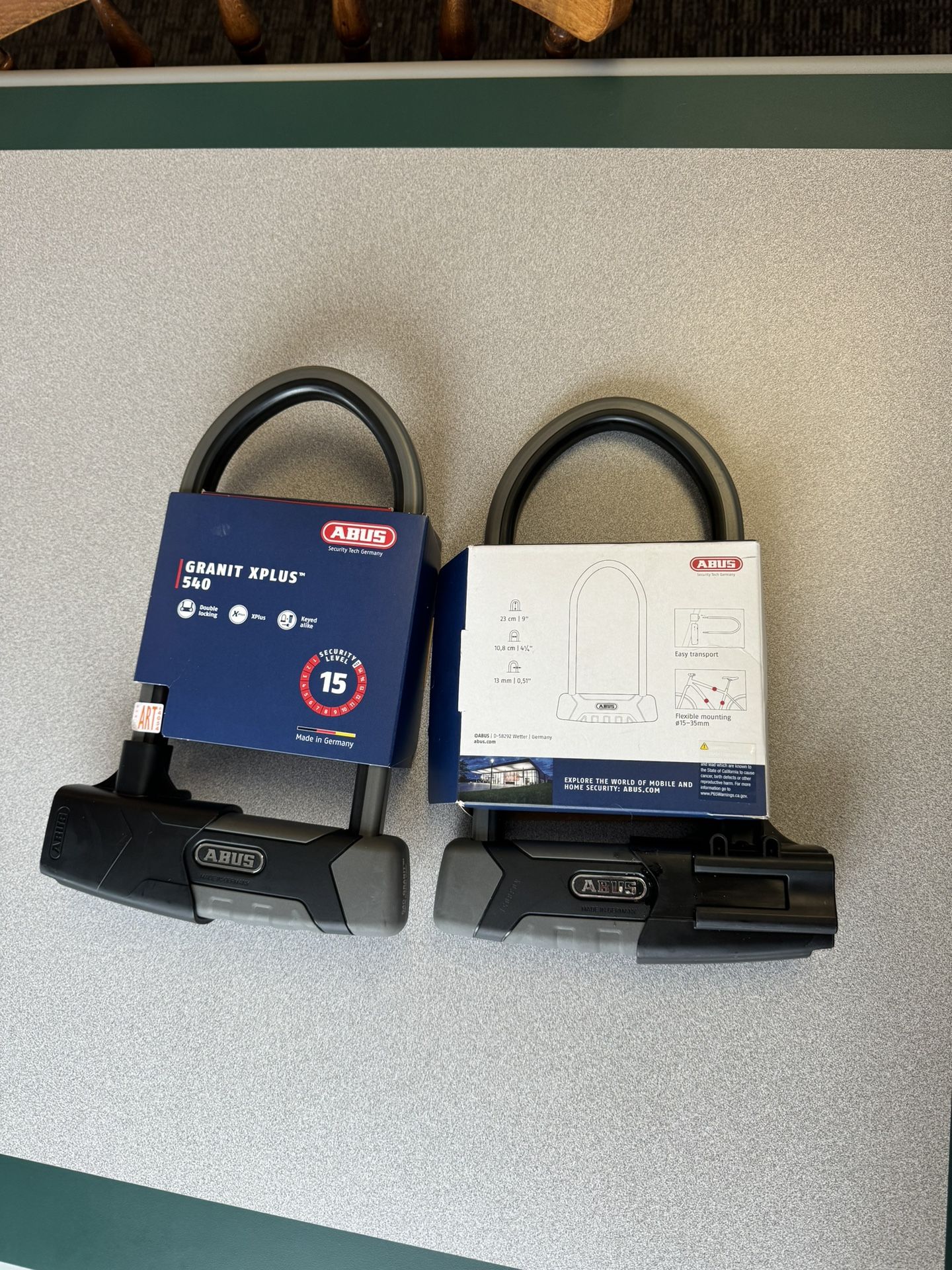 1or2 Brand New Abus Granit Coliseum 540 Bike Lock