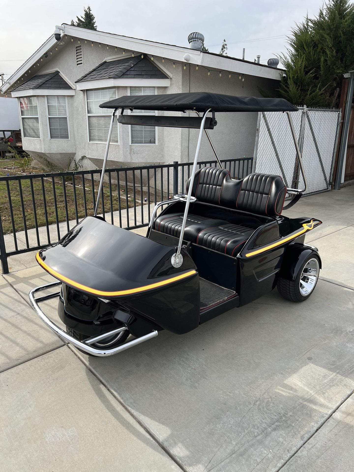 Golf Cart Turf Rider Rare Harley Davidson Edition