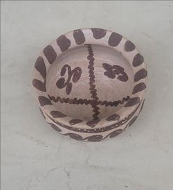 Bowl with Folk Art Design