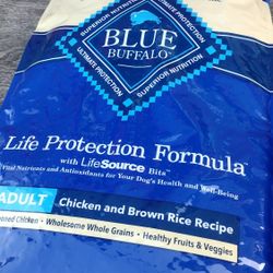 Blue Buffalo Dog Food Chicken And Brown Rice 24 Pounds $30
