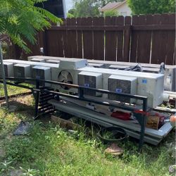 2 - 6 Fan Walk In Cooler Evaporators And 2-complete Condenser Fans