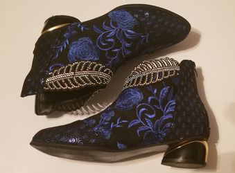 European Brocade Boots 