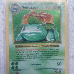 2nd Edition Venesaur No Shadow 