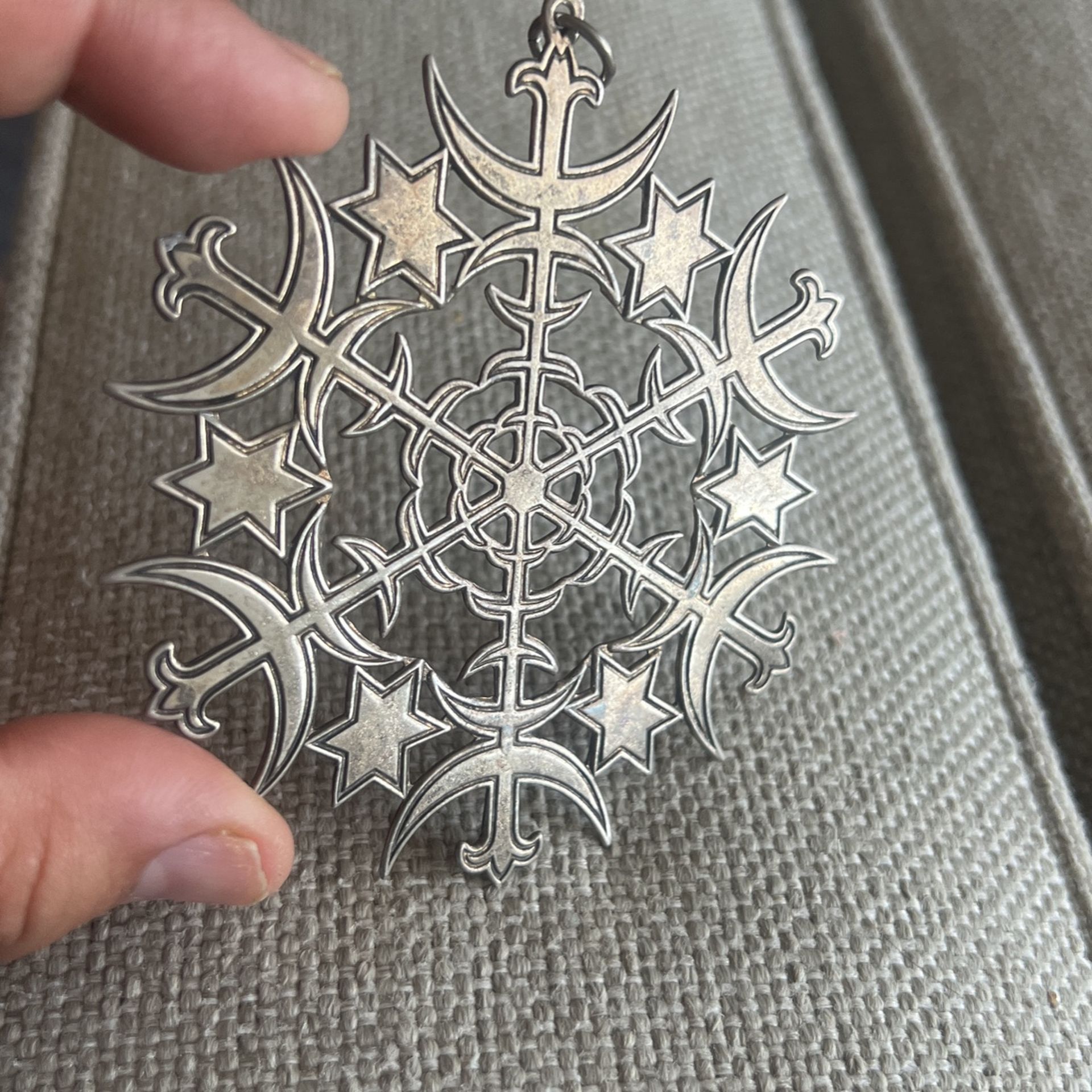 MMA Sterling Silver Ornament
