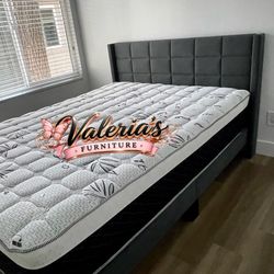 New Queen Bed Frame With Mattress