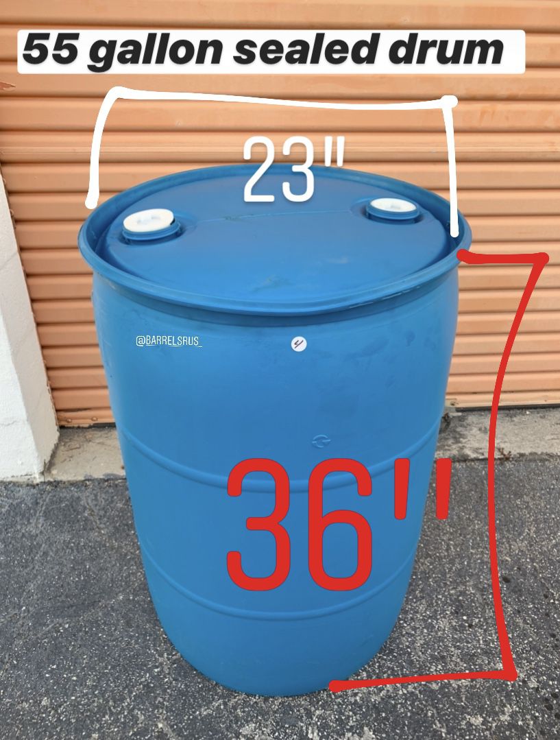 55 gallon sealed drums tent hold downs