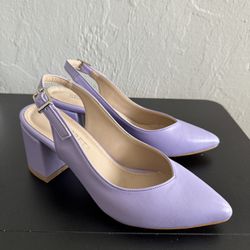 New Lavender Low Heels
