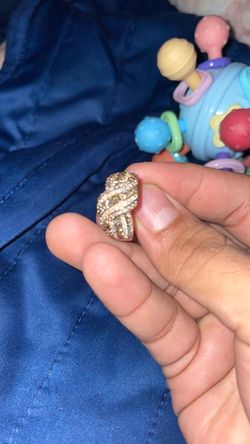 14k gold chocolate diamond ring