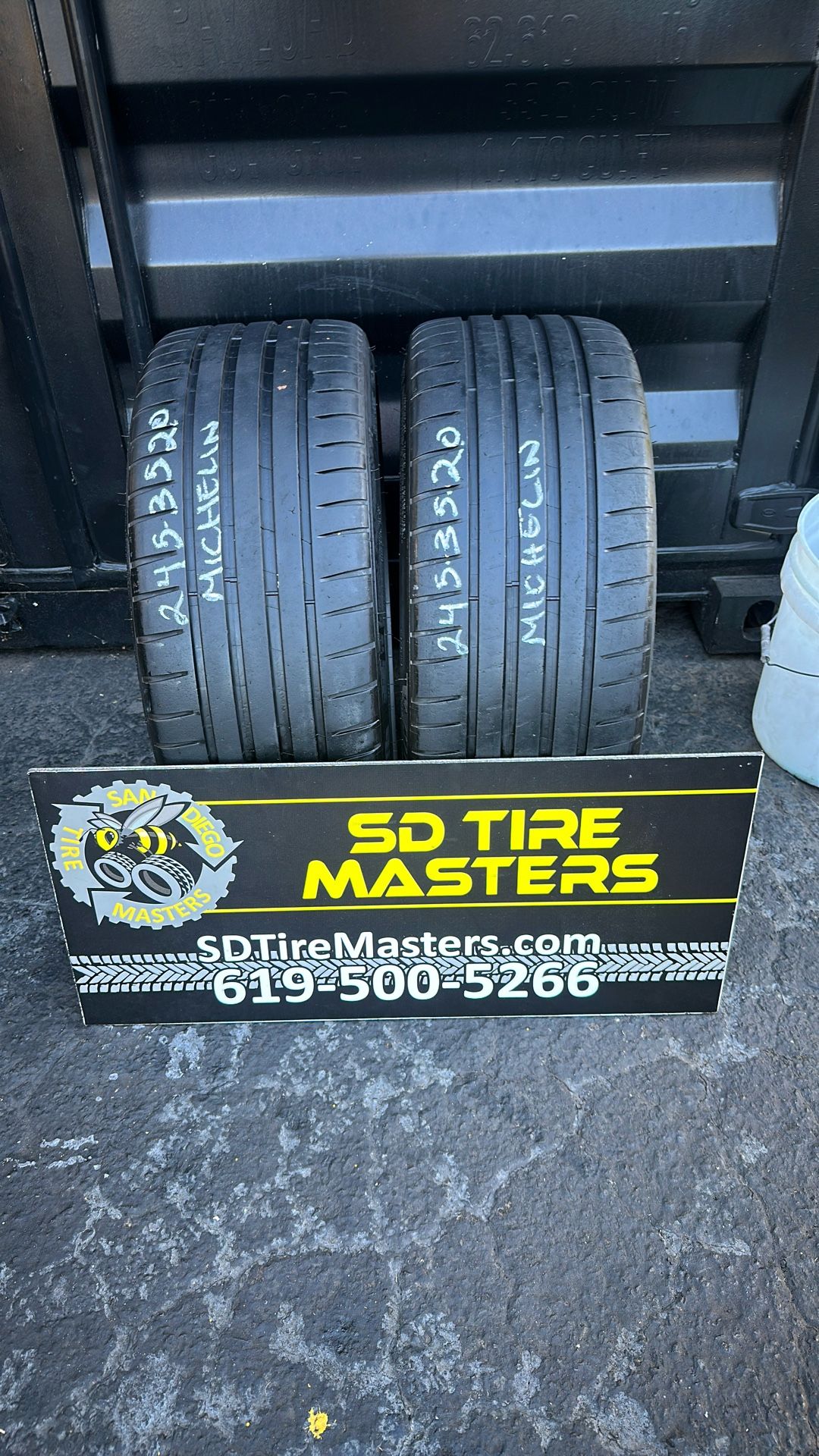 2 Used Tires 245/35/20 Michelin Pilot Sport 4S $140 Cash Price