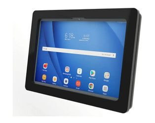 New Security Anti-Theft Acrylic VESA Enclosure for Samsung Galaxy TAB A8 10.5 with Wall Mount Kit (Black, TAB A8 10.5)