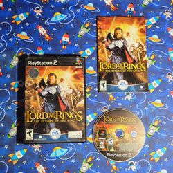 Lord Of the Rings Return of The King Sony PlayStation 2 PS2 Complete CIB