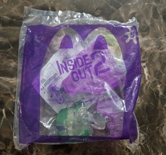Sealed Inside Out 2 McDonald's Toy Disgust
