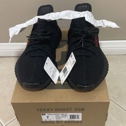 Yeezy boost 350 v2 bred size 7