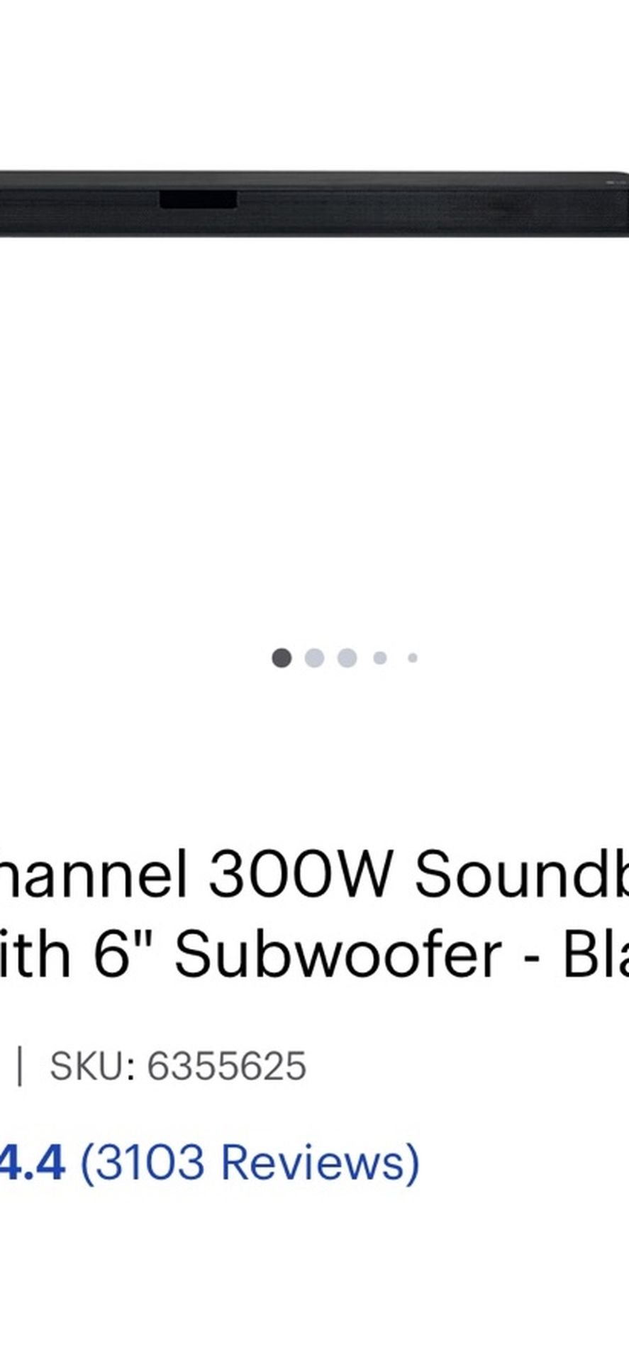 Lg Sound bar And Subwoofer