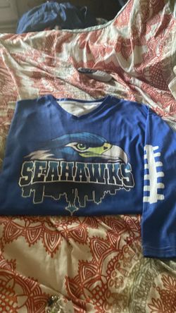 Womens XL long sleeve Seahawk shirt- NEW
