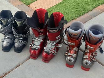 3 Pairs Used Ski Boots