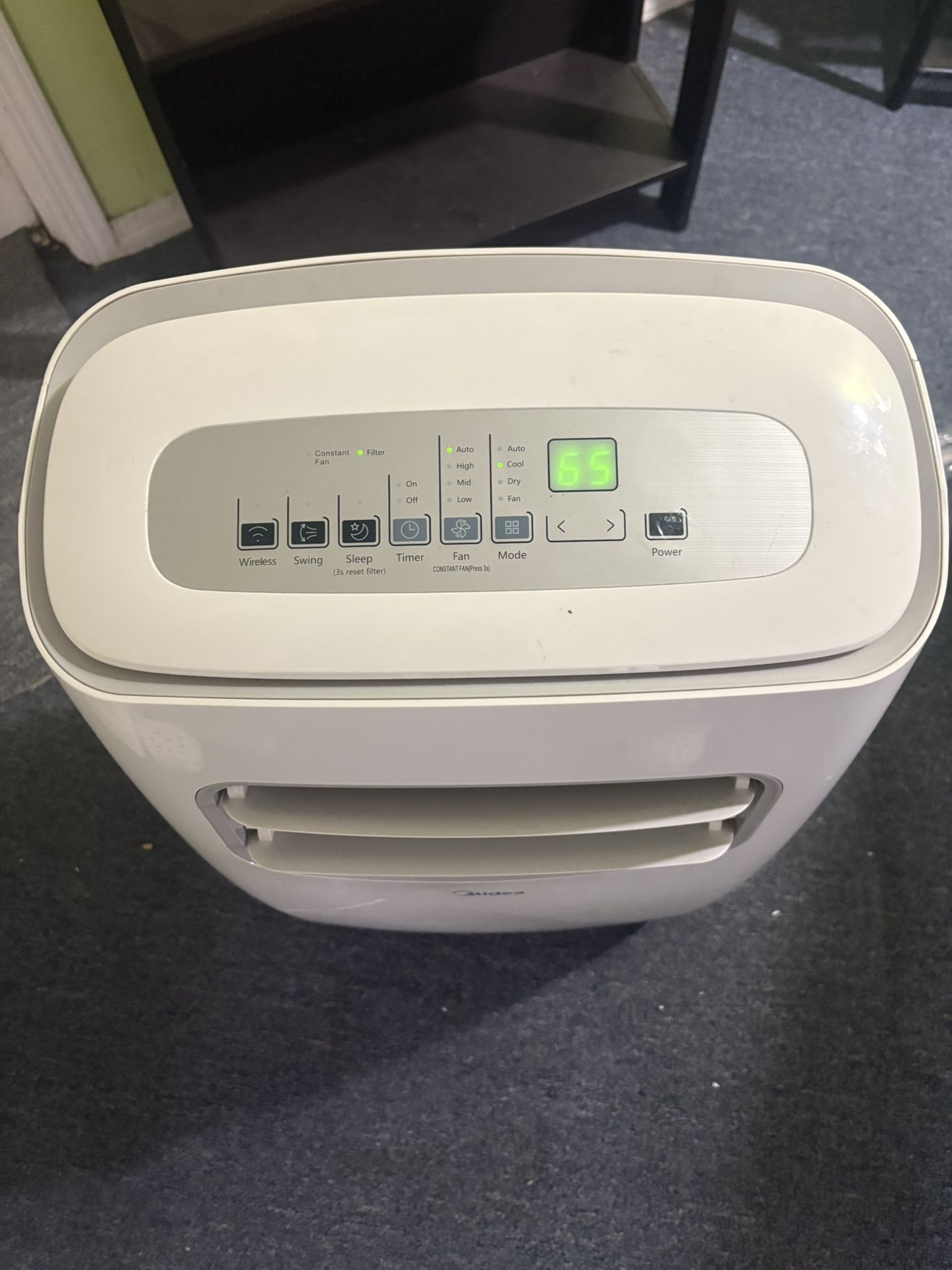 MIDEA MAP10S1CWT 3-in-1 Portable Air Conditioner, Dehumidifier, Fan