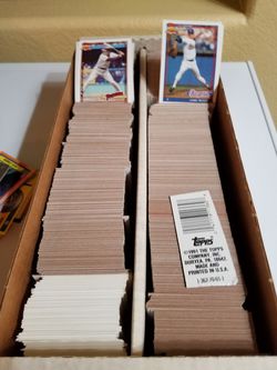 Tops and upper deck baseball cards