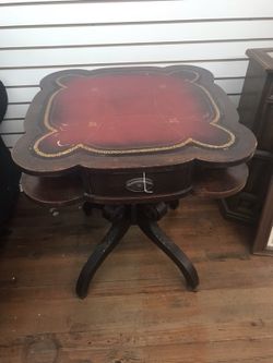 Antique end table