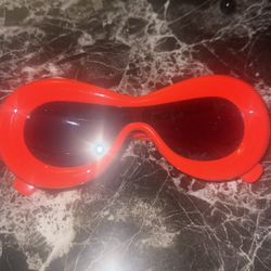 Red Cateye Sunglasses 