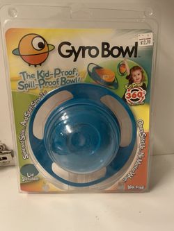 Kids Gyro bowl with lid spill proof good condition