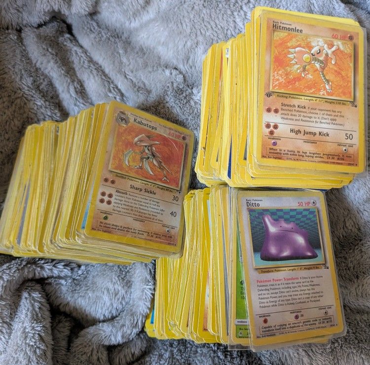 Over 500 ORIGINAL Vintage Pokemon Cards