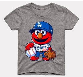 L.A Dodgers Lil' Elmo Toddler Tee various sizes