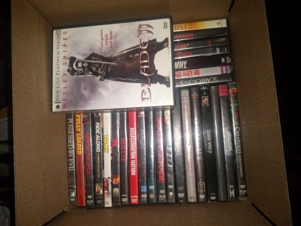 Horror/Action DVDs 📀