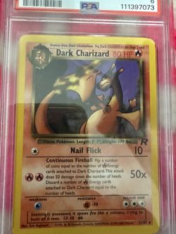PSA 6 Dark Charizard Team Rocket